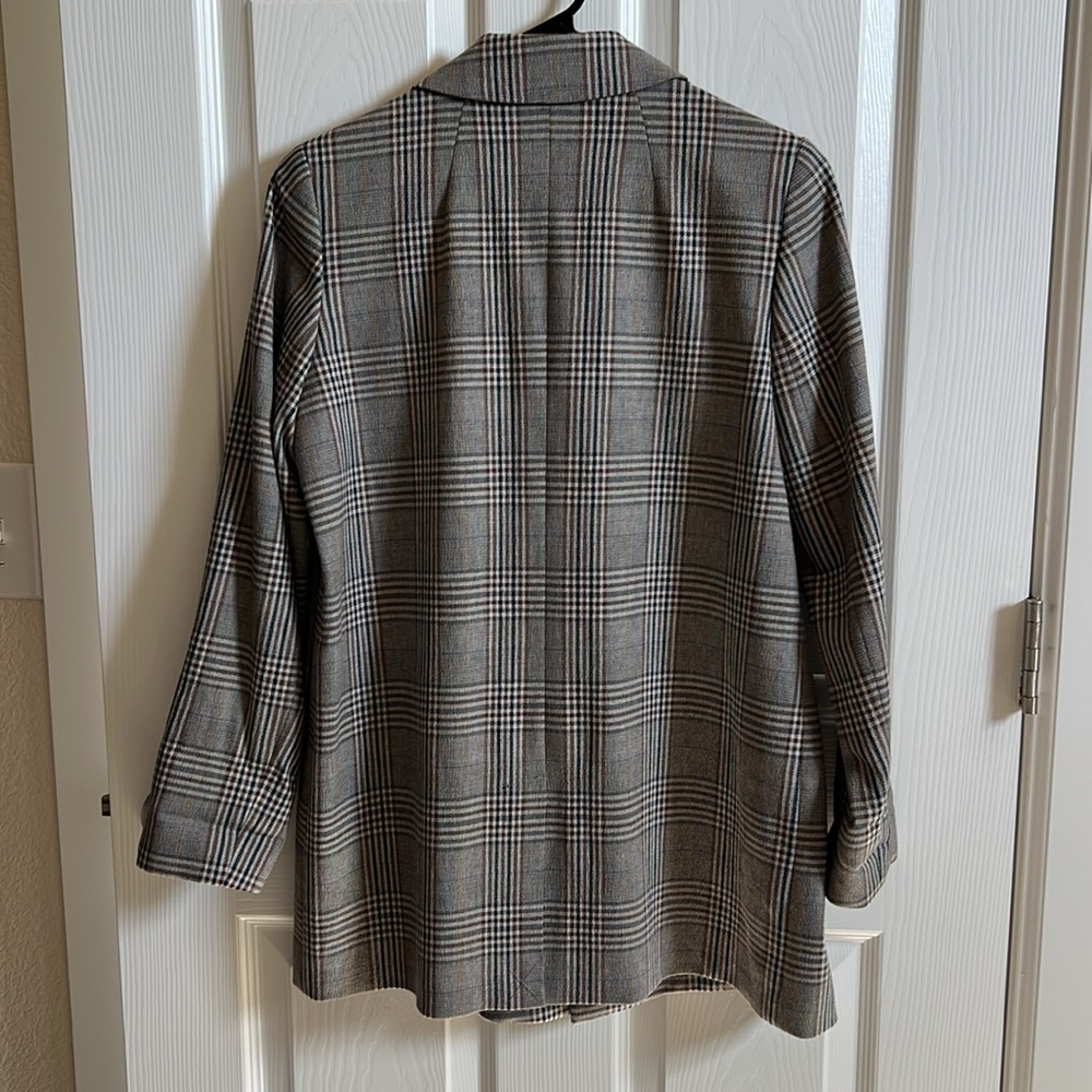 Madewell Caldwell Double-Breasted Blazer in Plaid - Picture 5 of 7
